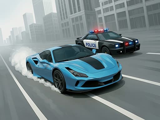 Extreme Car Racing — Free Police Chase Game Online Unblocked — gameplay screenshot