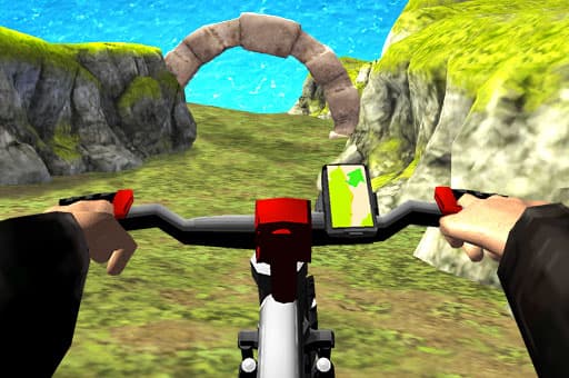 Real MTB Downhill 3D — Free Mountain Bike Game Online Unblocked — gameplay screenshot