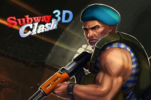 Subway Clash 3D — Free Multiplayer FPS Browser Game Unblocked — gameplay screenshot
