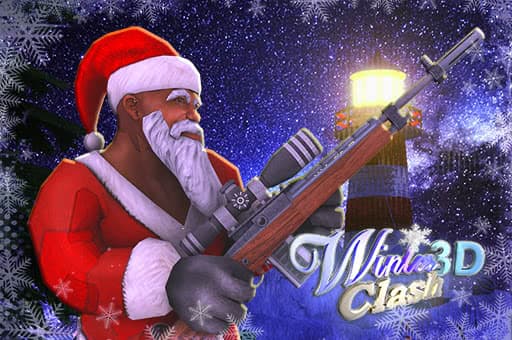 Winter Clash 3D — Free Christmas Shooting Game Unblocked Online — gameplay screenshot